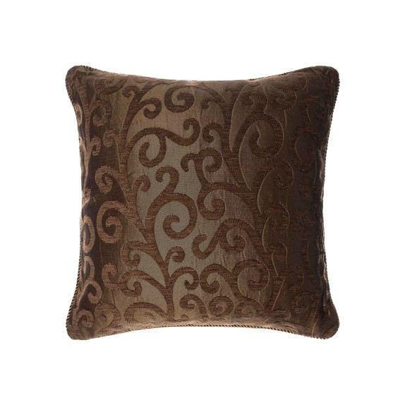 Μαξιλαροθήκη Διακόσμησης Silk Fashion 602 Κλαδί Λαδί 65x65