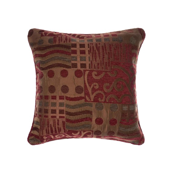 Μαξιλαροθήκη Διακόσμησης Silk Fashion 602 Πυκνό Μπορντώ...