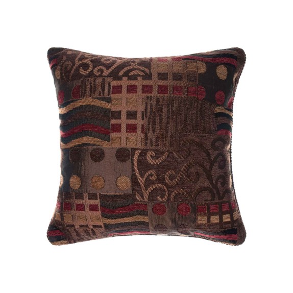 Μαξιλαροθήκη Διακόσμησης Silk Fashion 602 Πυκνό Καφέ 65x65