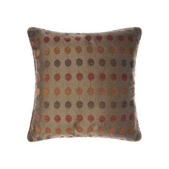 Μαξιλαροθήκη Διακόσμησης Silk Fashion 602 Πουά Πράσινο 45x45