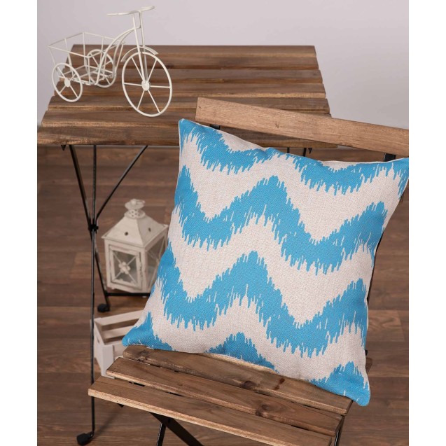 Μαξιλαροθήκη Διακόσμησης Silk Fashion Λινό 9 45x45