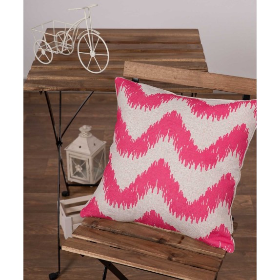 Μαξιλαροθήκη Διακόσμησης Silk Fashion Λινό15 45x45