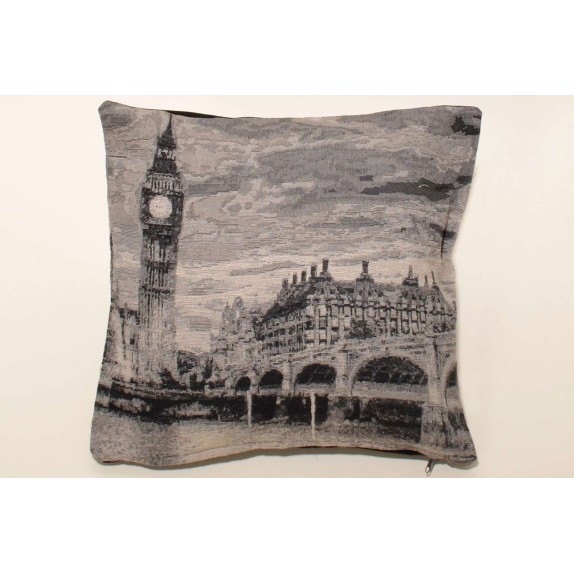 Μαξιλαροθήκη Διακόσμησης Silk Fashion Big Ben 45x45