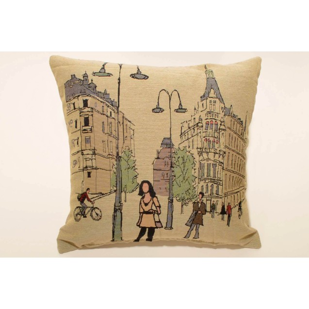 Μαξιλαροθήκη Διακόσμησης Silk Fashion British...