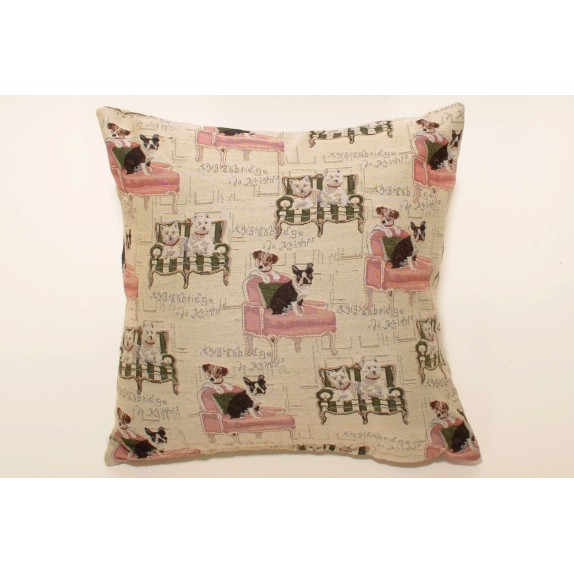 Μαξιλαροθήκη Διακόσμησης Silk Fashion Dogs 45x45