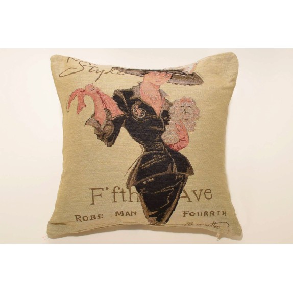 Μαξιλαροθήκη Διακόσμησης Silk Fashion Fifth Avenue 45x45