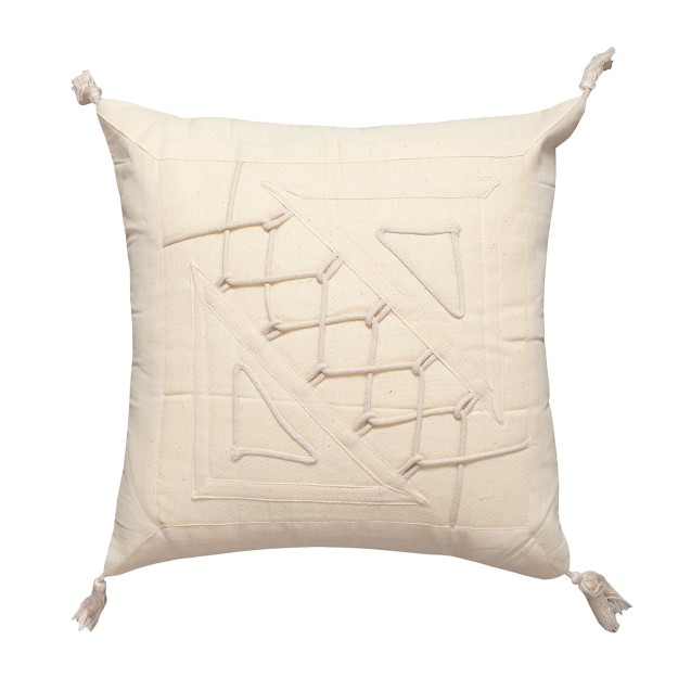 Μαξιλαροθήκη Διακόσμησης Silk Fashion Κορδόνι1...