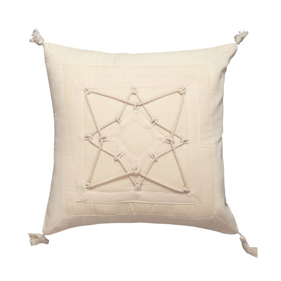 Μαξιλαροθήκη Διακόσμησης Silk Fashion Κορδόνι2 45x45