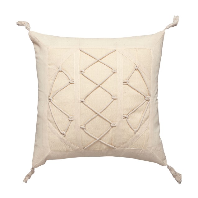 Μαξιλαροθήκη Διακόσμησης Silk Fashion Κορδόνι3...