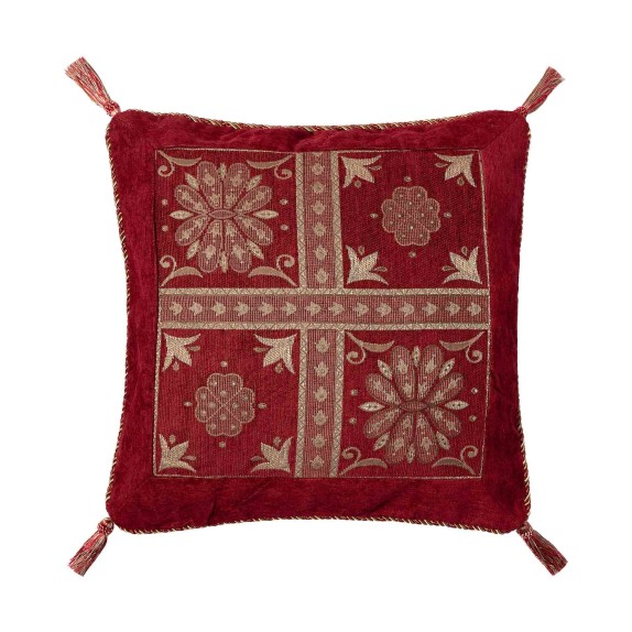 Μαξιλαροθήκη Διακόσμησης Silk Fashion 001Μπορντώ 45x45