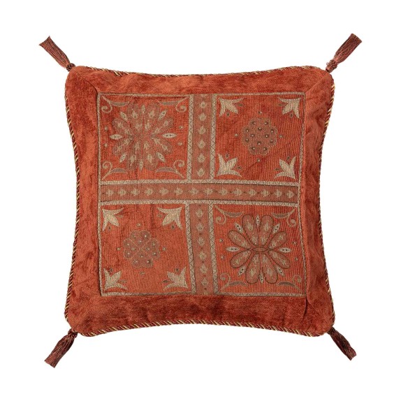 Μαξιλαροθήκη Διακόσμησης Silk Fashion 001Κεραμιδί 45x45