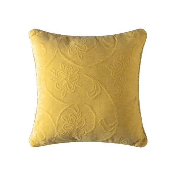 Μαξιλαροθήκη Διακόσμησης Silk Fashion 55 Κίτρινο 45x45