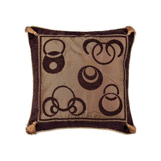 Μαξιλαροθήκη Διακόσμησης Silk Fashion 260 Καφέ...