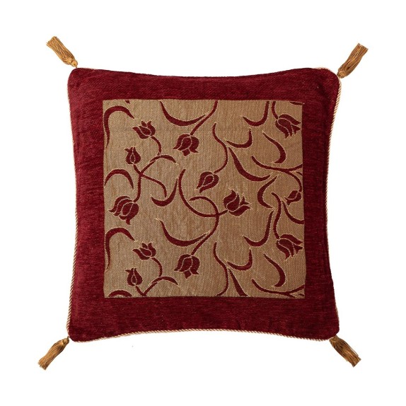 Μαξιλαροθήκη Διακόσμησης Silk Fashion 5178 Μπορντώ 45x45