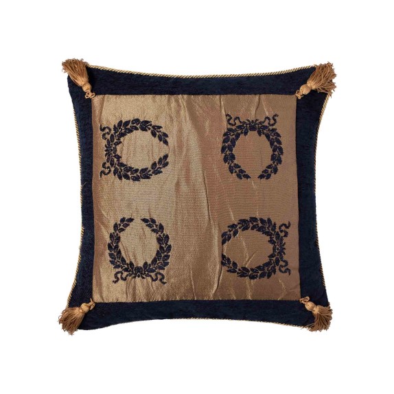 Μαξιλαροθήκη Διακόσμησης Silk Fashion 6416 Μπλε 45x45