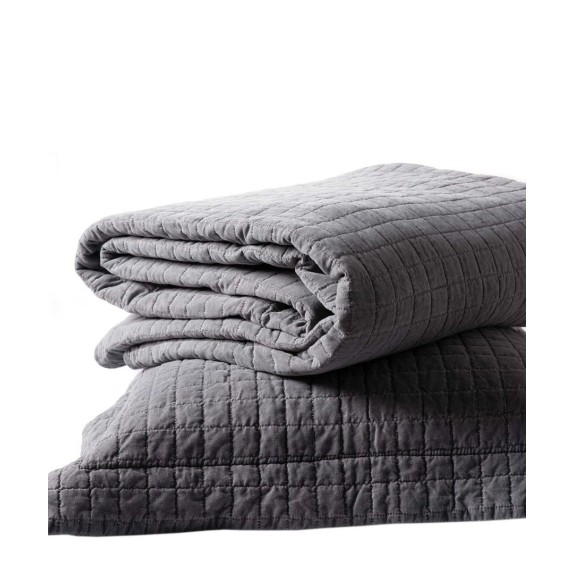 Σετ Κουβερλί Υπέρδιπλο Silk Fashion Stonewashed Grey 220x240