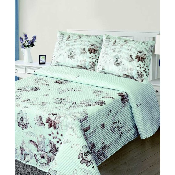 Σετ Κουβερλί Μονό Silk Fashion 5305 Σιέλ 160x220