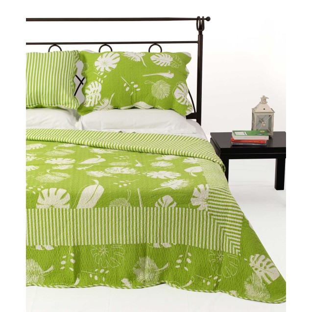 Σετ Κουβερλί Υπέρδιπλο Silk Fashion 350 Λαχανί...