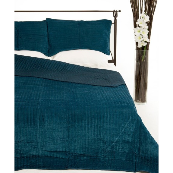 Σετ Κουβερλί Υπέρδιπλο Silk Fashion Velvet Ράφ 220x240