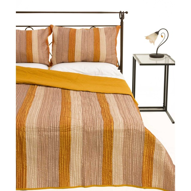  Σετ Κουβερλί Μονό Silk Fashion 6329 Χρυσό 160x220