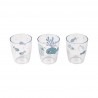 Σετ Ποτήρια 3 Τεμαχίων Done By Deer Yummy Mini Sea Friends Blue BR75273