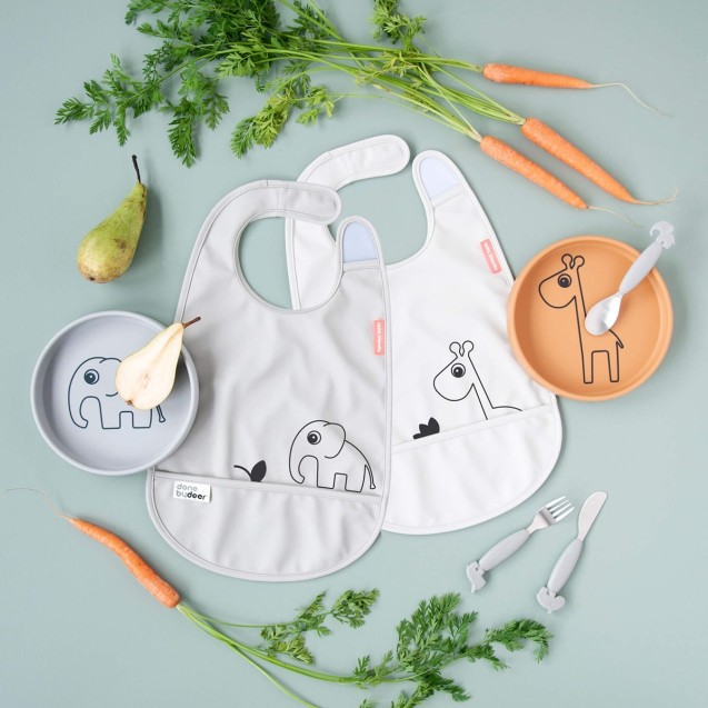 Σετ Σαλιάρα Με Βέλκρο 2 Τεμαχίων Done By Deer...