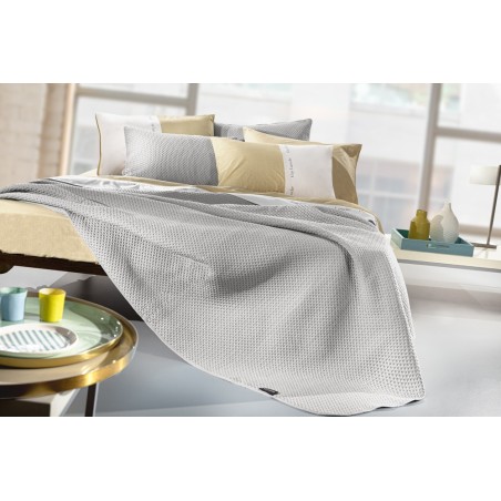 Σετ Κουβερλί Μονό 2 Τεμαχίων Guy Laroche Riva Silver 160x240