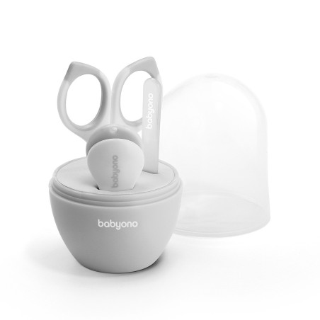 Σετ Περιποίησης Νυχιών με Θήκη BabyOno Λευκό BN398/03