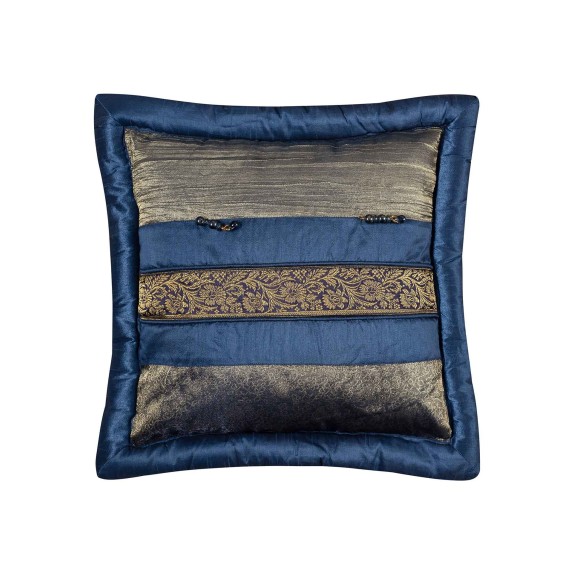 Μαξιλαροθήκη Διακόσμησης Silk Fashion Δάκρυ Μπλε 45x45