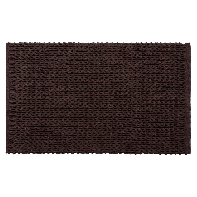 Πατάκι Silk Fashion Αλυσίδα Καφέ