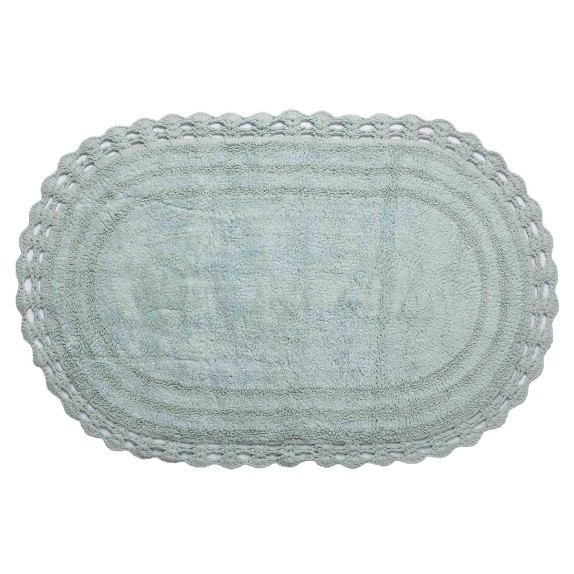 Πατάκι Silk Fashion Oval Mint
