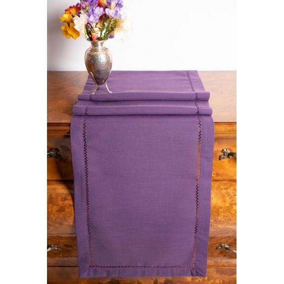 Τραπεζομάντηλο Silk Fashion 3096 Μωβ