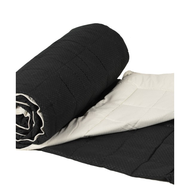 Πάπλωμα Μονό Silk Fashion 11053 Μαύρο/Ivory...