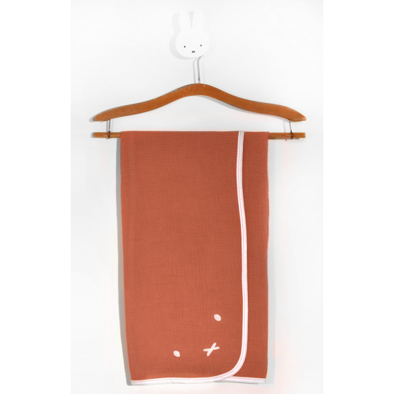 Πάνα Αγκαλιάς Miffy Κεραμιδί 80x80 Des. 68