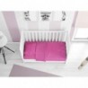Σετ Σεντόνια Κούνιας 3 Τεμαχίων Dimcol Solid 499 Fuchsia 120x160