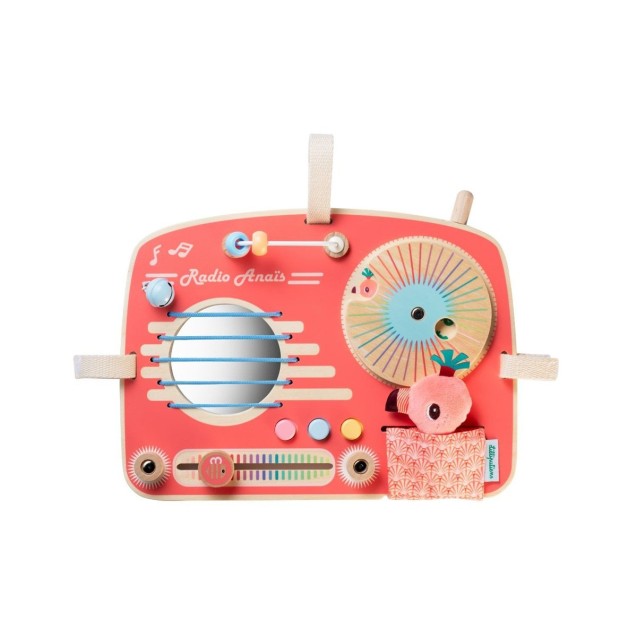 Ξύλινο ταμπλό δραστηριοτήτων Ράδιο Lilliputiens...