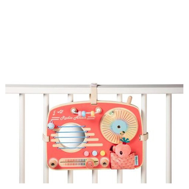 Ξύλινο ταμπλό δραστηριοτήτων Ράδιο Lilliputiens...