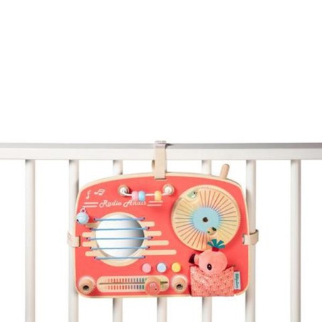 Ξύλινο ταμπλό δραστηριοτήτων Ράδιο Lilliputiens LΙ83181