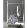 Σετ Γούνινη Κουβέρτα Υπέρδιπλη Morven Kaplan K08 Γκρι 230x250