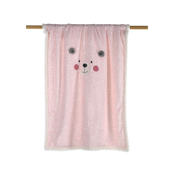 Κουβέρτα Αγκαλιάς Morven Karu J75 Ροζ 80x110