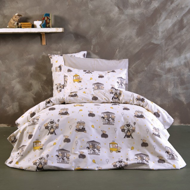 Σετ Σεντόνια Κούνιας 3 Τεμαχίων Sb Home Luna...