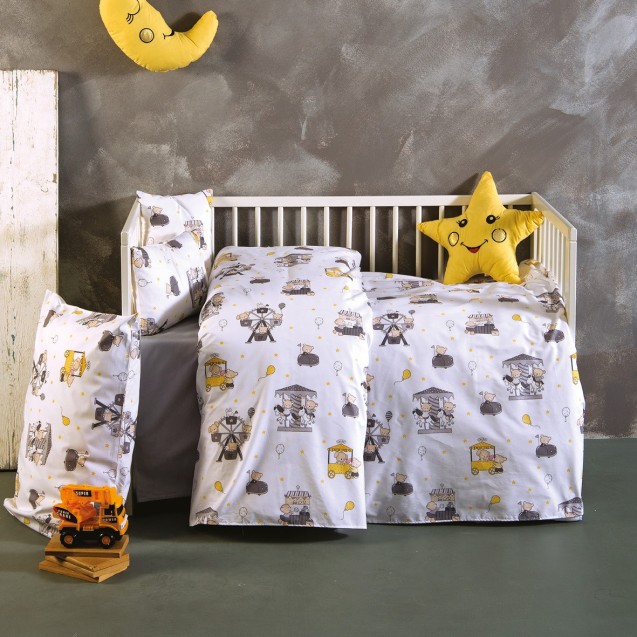 Σετ Σεντόνια Λίκνου 2 Τεμαχίων Sb Home Luna...