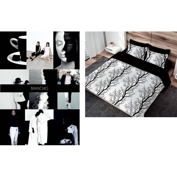 Σετ Παπλωματοθήκη Υπέρδιπλη 3 Τεμαχίων Makis Tselios...