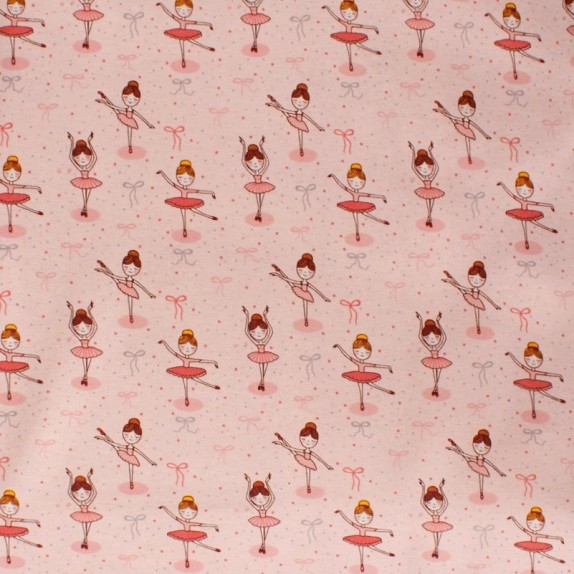 Σεντόνι Λίκνου Dimcol Μπαλαρίνα 165 Coral 80x110