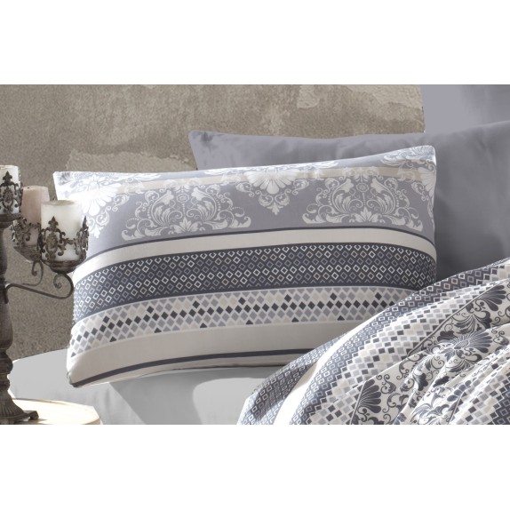 Μαξιλαροθήκη Dimcol Ανδρομάχη 317 Grey 50x70