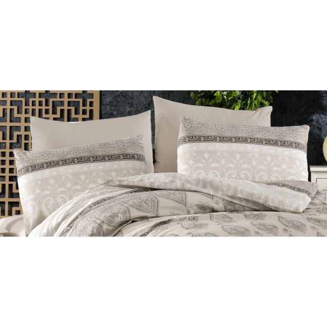 Μαξιλαροθήκη Dimcol Ηλέκτρα 361 Beige 50x70