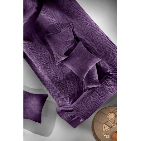 Σετ Ριχτάρι Πολυθρόνας και Μαξιλαροθήκη Διακόσμησης Guy Laroche Crusty Aubergine 130x170