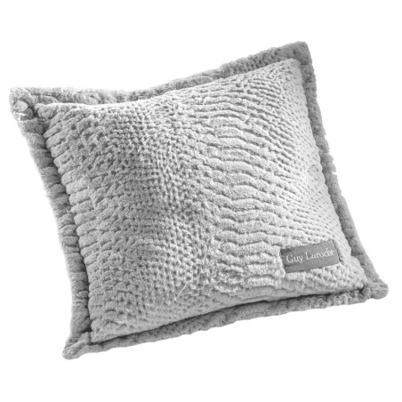 Σετ Ριχτάρι Τριθέσιου και Μαξιλαροθήκη Διακόσμησης Guy Laroche Crusty Silver 170x300