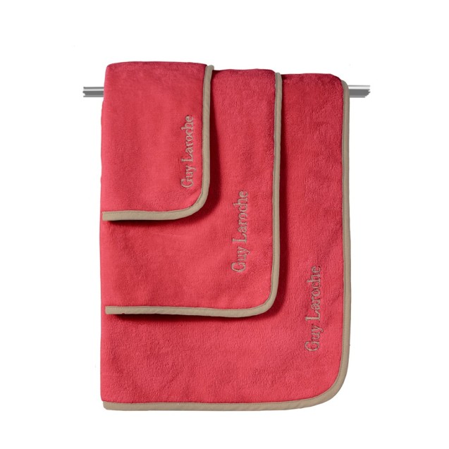 Σετ Πετσέτες 3 Τεμαχίων Guy Laroche New Comfy Red