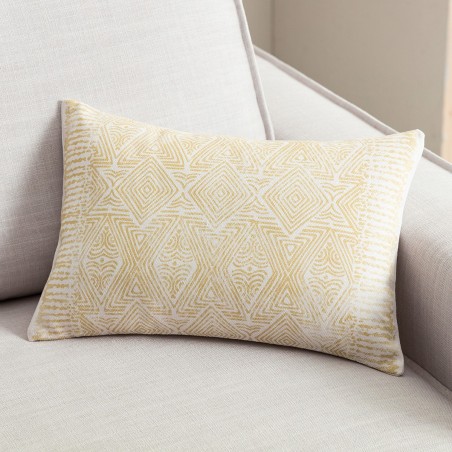 Μαξιλαροθήκη Διακόσμησης Gofis Home Zelena Gold Beige 397/04 30x45